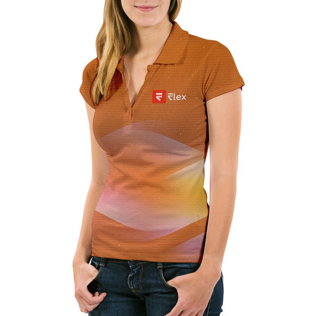 Women’s Flexible T-shirt - Bronze (front)